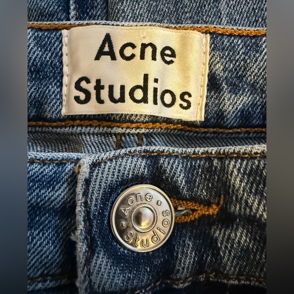 Acne Studios Women's Cropped Jeans - Picture 5 of 7